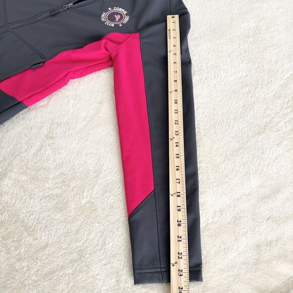 Port Authority Jacket Corpus Christi Yacht Club Women's M Gray and Pink - Picture 6 of 9
